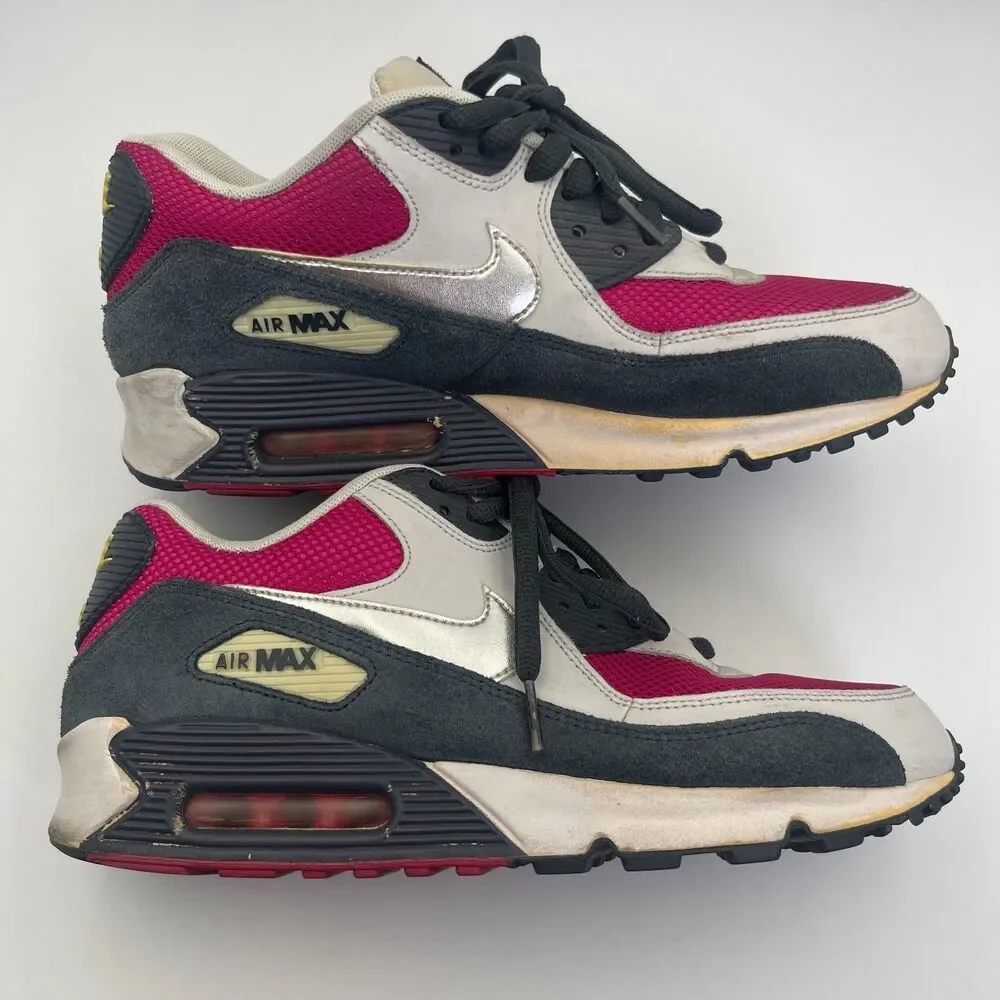 Nike Air Max 90‎ Fuchsia 325213-606 Sneakers Womens 11 Running Shoes